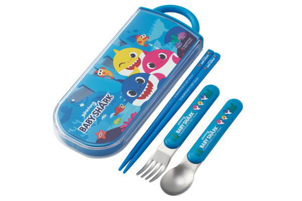 楽天市場】【日本製】 ベイビーシャーク 抗菌食洗対応トリオセットサメ