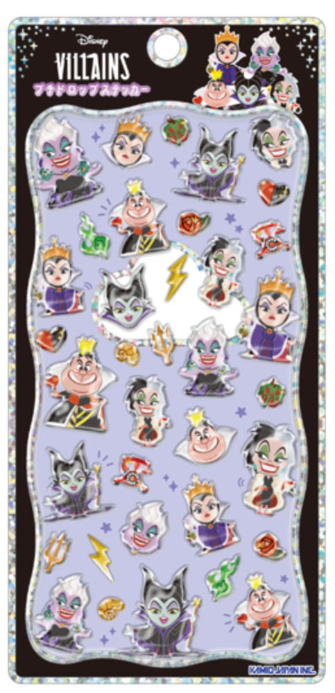 楽天市場】ディズニーキャラクター プチドロップステッカーヴィランズ
