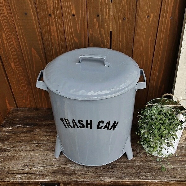 楽天市場】トラッシュカンLゴミ箱 ダストボックス 大きいゴミ箱ティン