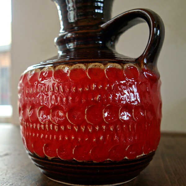 楽天市場】ヴィンテージ 陶器 花瓶 フラワーベース 水差し西ドイツ Fat