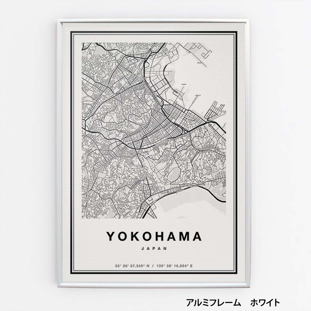 楽天市場】ポスター 北欧 おしゃれ インテリア - City Maps Yokohama