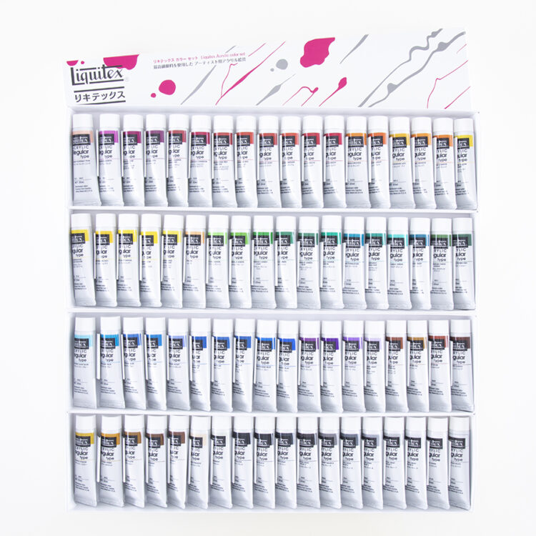 楽天市場】リキテックス レギュラー 72色セット(伝統色36色セットA+B