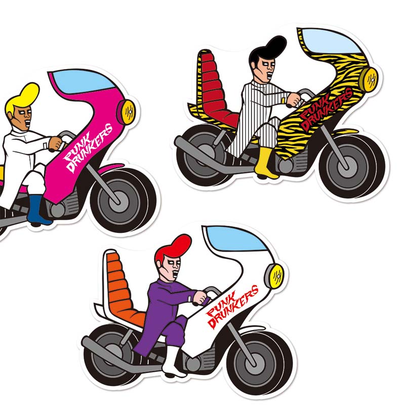 楽天市場】PUNK DRUNKERS(パンクドランカーズ)/ステッカー / ヤンキー