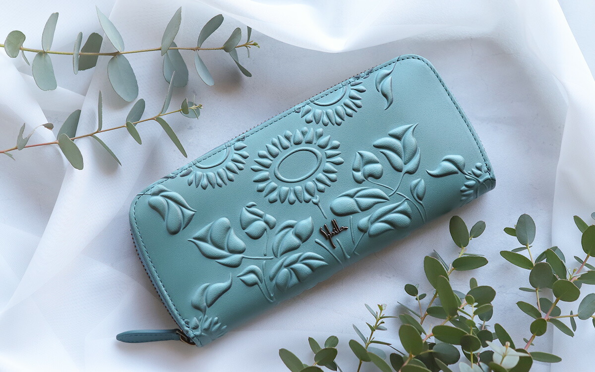 楽天市場】ラウンドファスナー長財布 花柄 sybilla シビラ ソンブラ