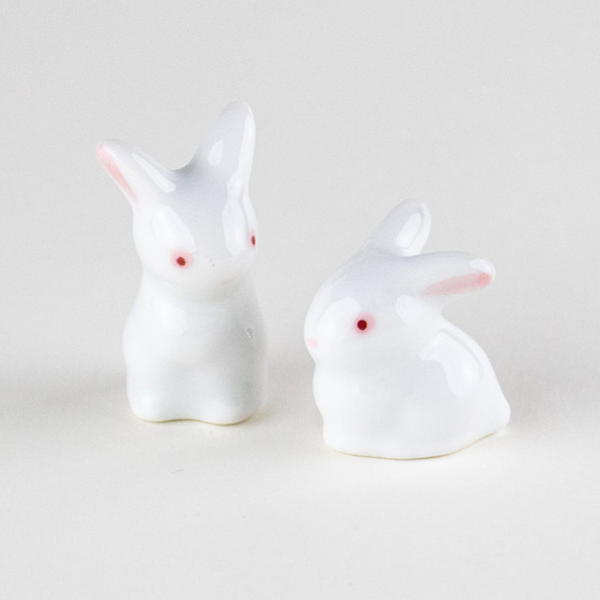 楽天市場】うさぎ 置物 かわいい置物 小物 インテリア 陶磁器 有田焼