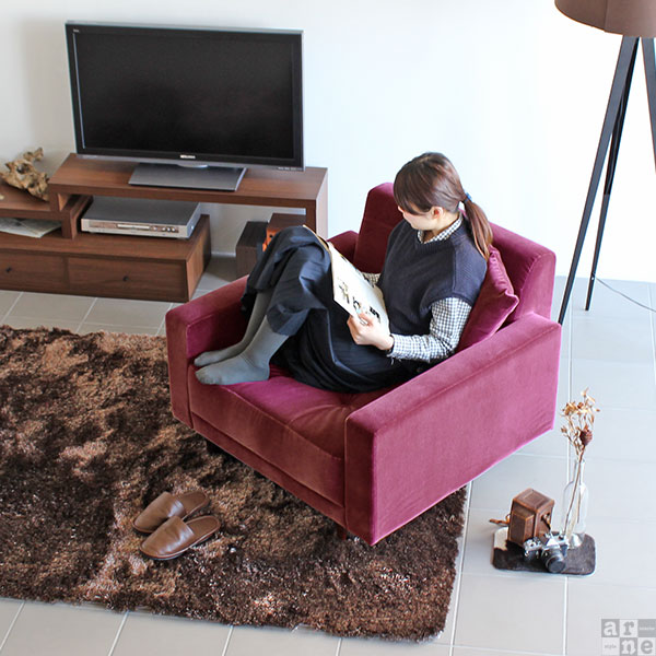 楽天市場】ひとりがけ ソファー ゆったり おしゃれ 一人用 ソファ 座面