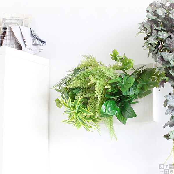 楽天市場】光触媒 造花 フラワーアレンジメント 消臭 ウォールグリーン