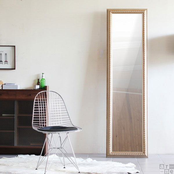 楽天市場】鏡 ミラー スタンドミラー アンティーク アンティーク風