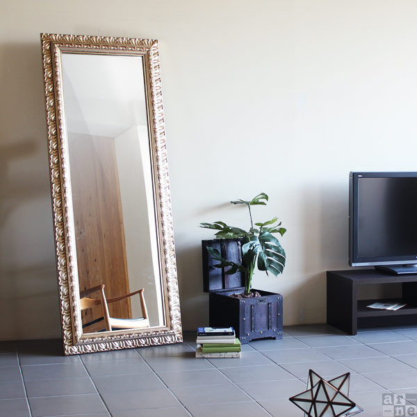 楽天市場】スタンドミラー 日本製 全身 アンティーク 全身鏡 スタンド