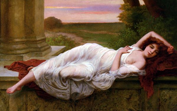 楽天市場】油絵 Vincent G. Stiepevich_横たわる女 MA2667 : 絵画制作