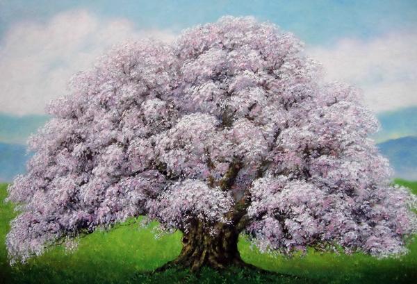 楽天市場】油絵 大桜 MA582 : 絵画制作専門ユーラシアアート