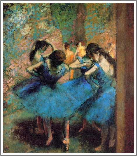 楽天市場】ドガ「舞台の踊り子」 4号サイズ 立体複製名画 美術品
