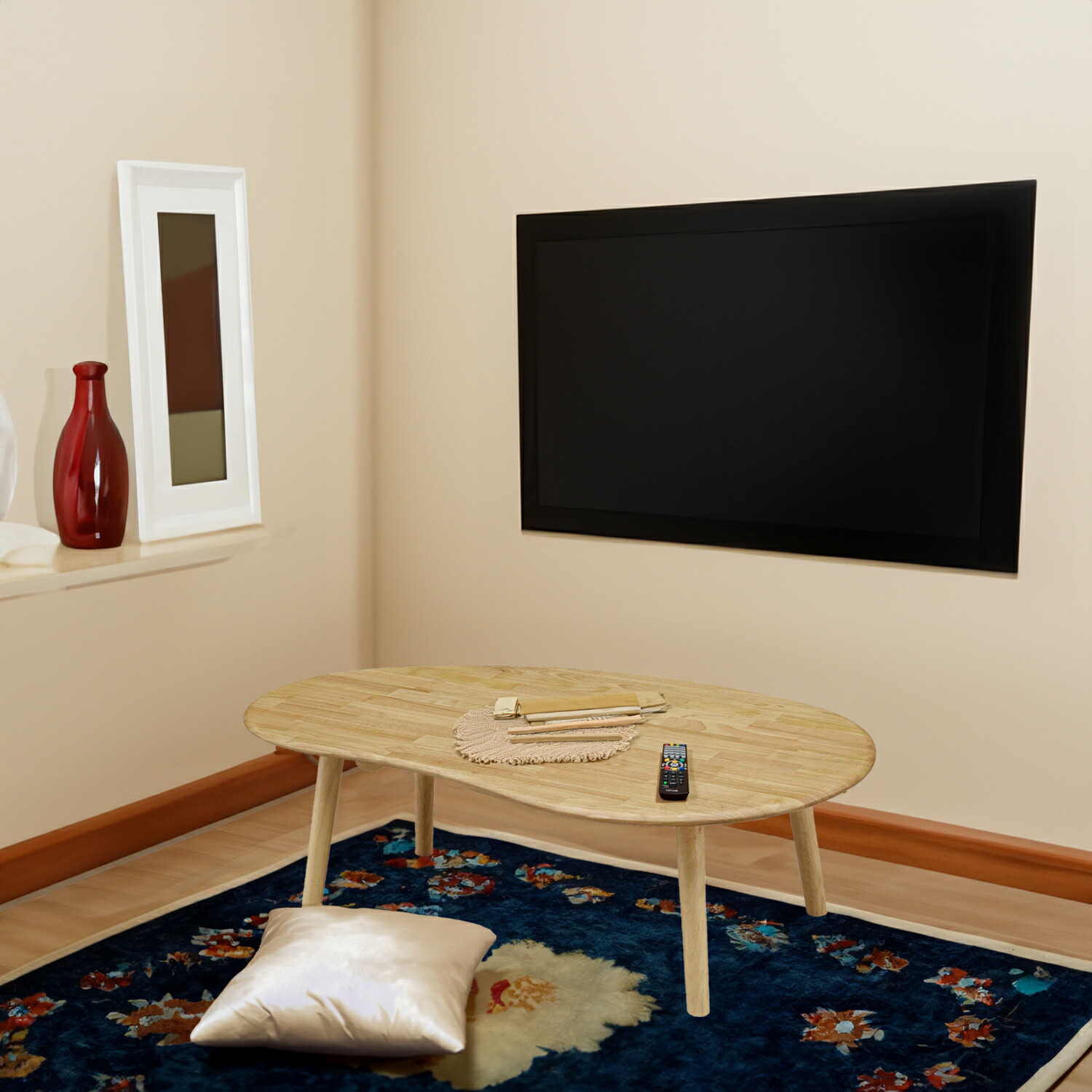 楽天市場】【組立品】 ローテーブル センターテーブル Beans ビーンズ