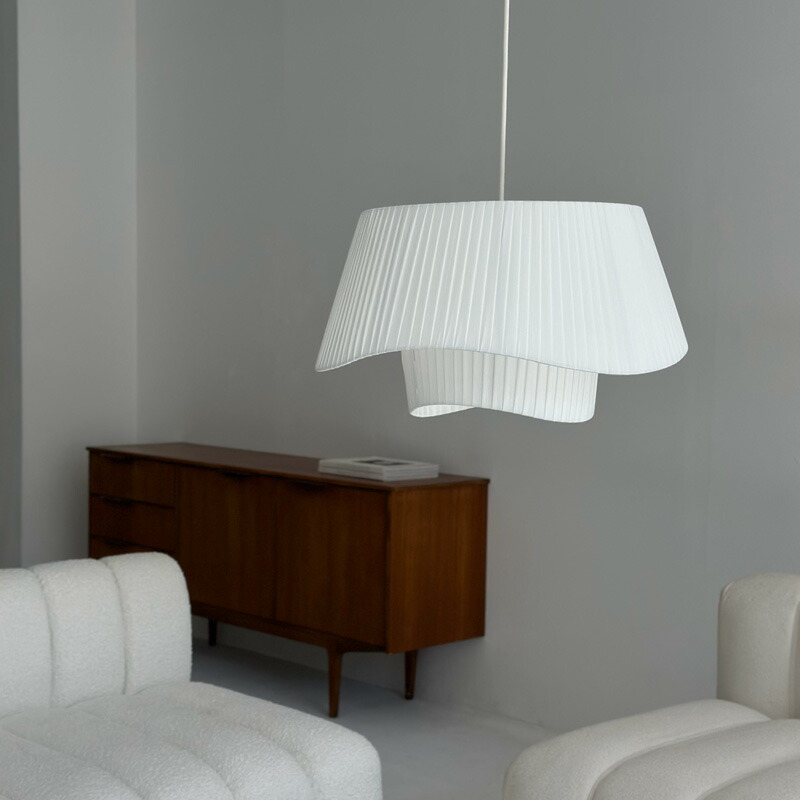 楽天市場】レイヤード プリーツシェード ペンダントライト 口金E26