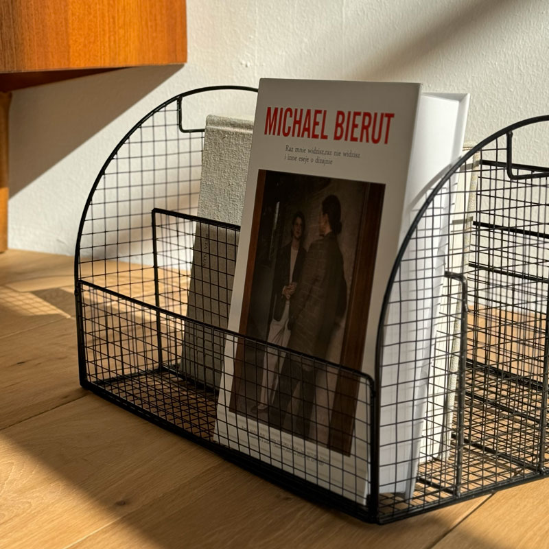 楽天市場】アーチ型 アイアンメッシュ マガジンラック 【ART OF BLACK