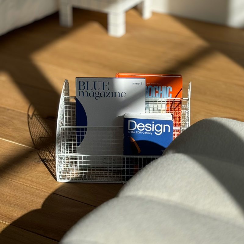 楽天市場】アーチ型 アイアンメッシュ マガジンラック 【ART OF BLACK