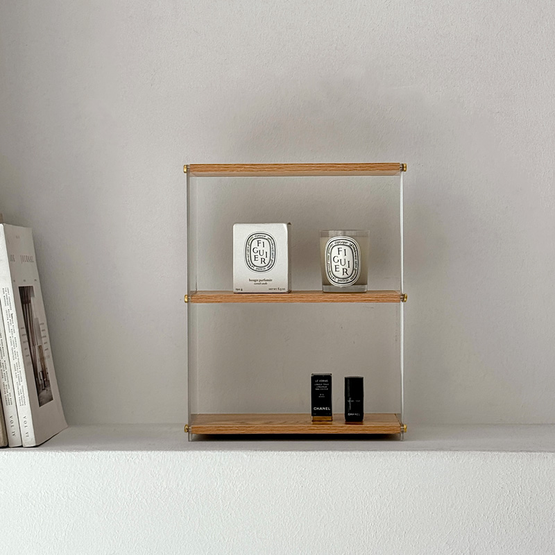 木製引き出し付き ステンレス製 ラック【ART OF BLACK】