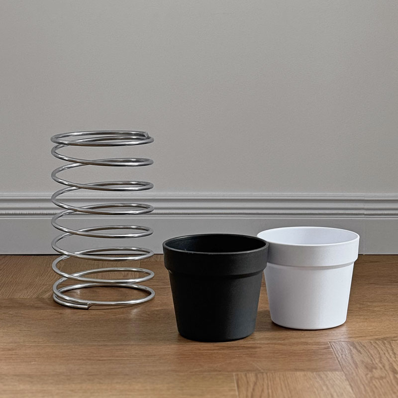 楽天市場】ポット付き シルバースプリングポットスタンド 5号【ART OF