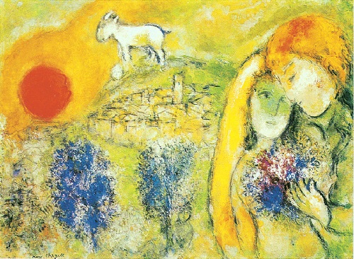 楽天市場】【マルク・シャガール アルミ額装ポスター】ヴァンスの恋人