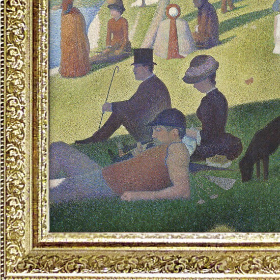 楽天市場】【ジョルジュ・スーラ｜名画 額装品 | 特殊ゲル加工