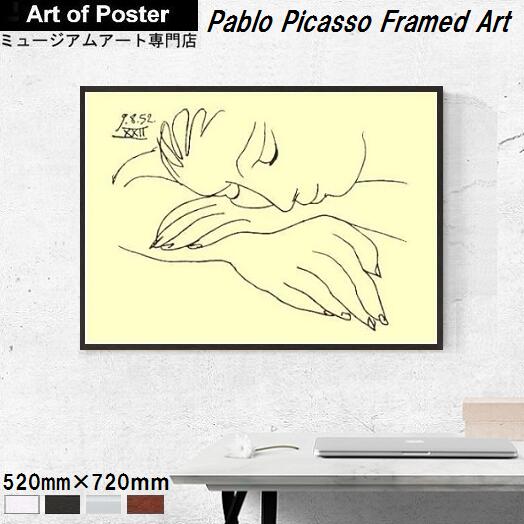 楽天市場】【パブロ・ピカソ アルミ額装ポスター】戦争と平和(520×720