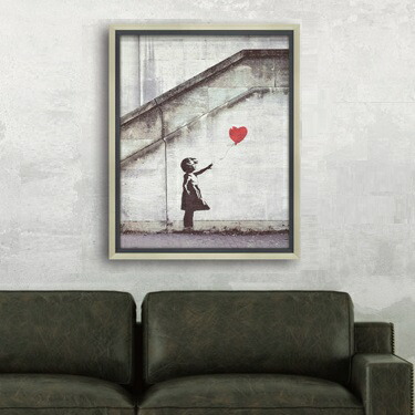 楽天市場】【Banksy】 特殊ゲル加工 | バンクシー「レッド バルーン