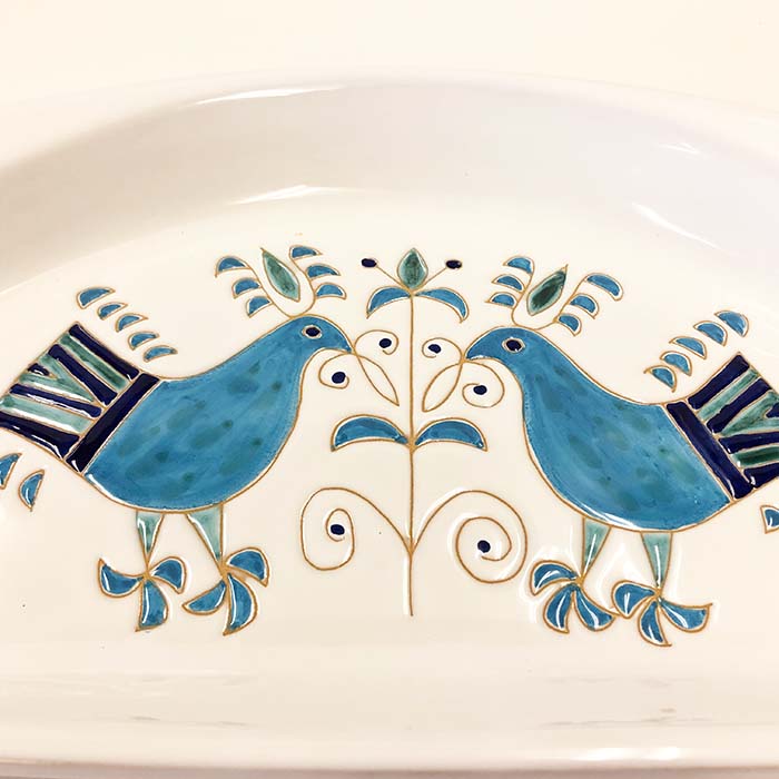 楽天市場】CERASARDA製 装飾皿 CFO-GD-PA LA PAVONCELLE チェラサルダ