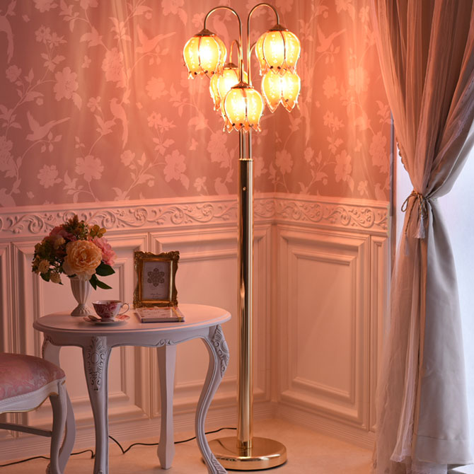 楽天市場】【新生活フェア_2/28まで！】 フロアスタンドライト 5灯 調