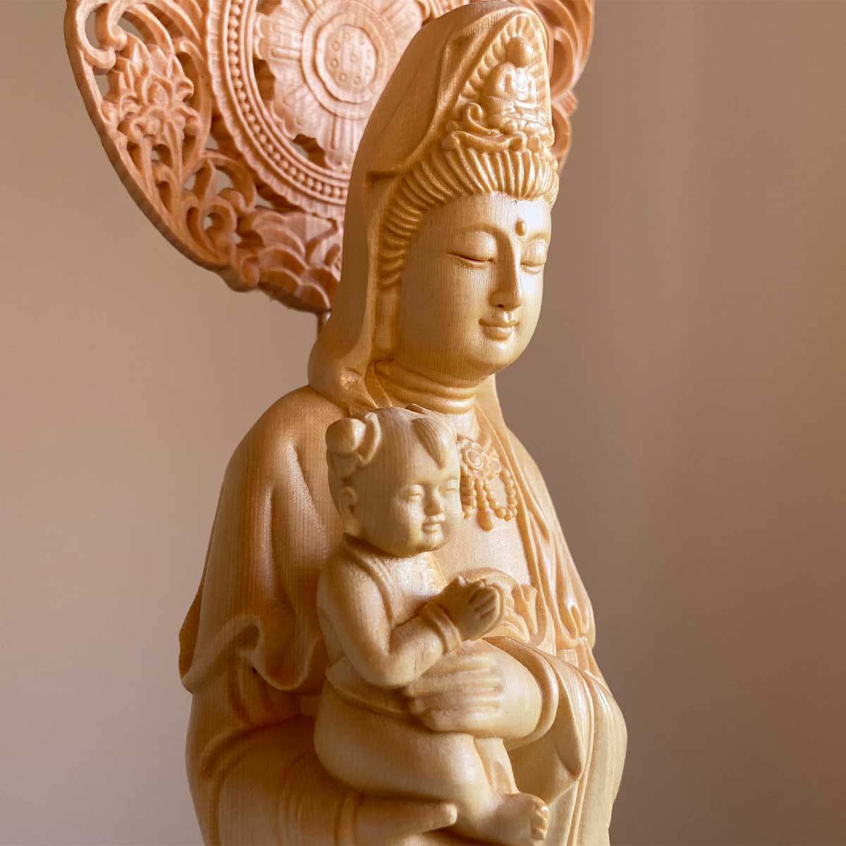 楽天市場】【お買い物マラソン開催中｜最大15%オフ】慈母観音 高さ36cm