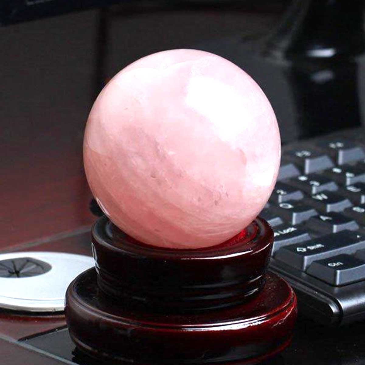 楽天市場】【5のつく日｜今だけ使えるクーポン】天然ローズクォーツ 丸