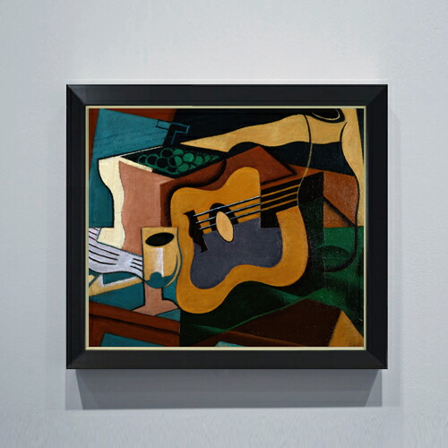 楽天市場】【油絵 直筆仕上げ】フアン・グリス ギター F10 【シンプル