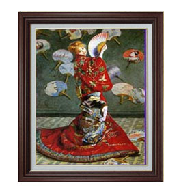 楽天市場】【油絵 直筆仕上げ】クロード・モネ ラ・ジャポネーズ F15