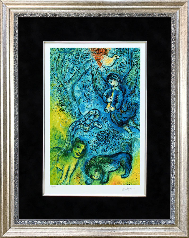 楽天市場】マルク シャガール 画家とその二重像 リトグラ 1981年