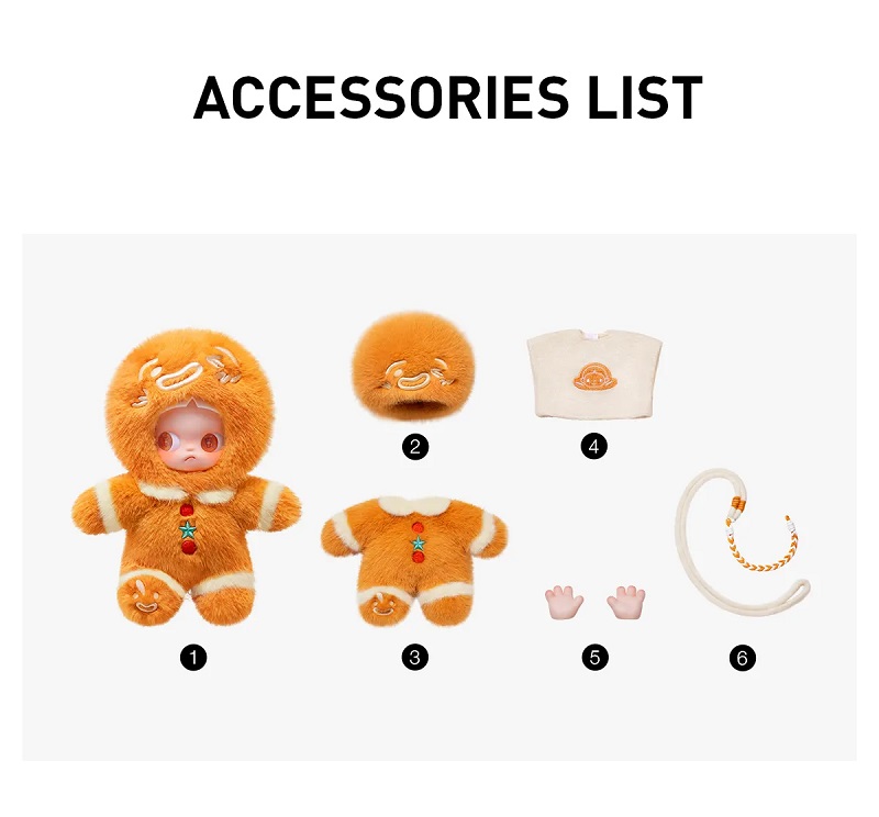 楽天市場】[正規品] POP MART（ポップマート） Zsiga Gingerbread Man