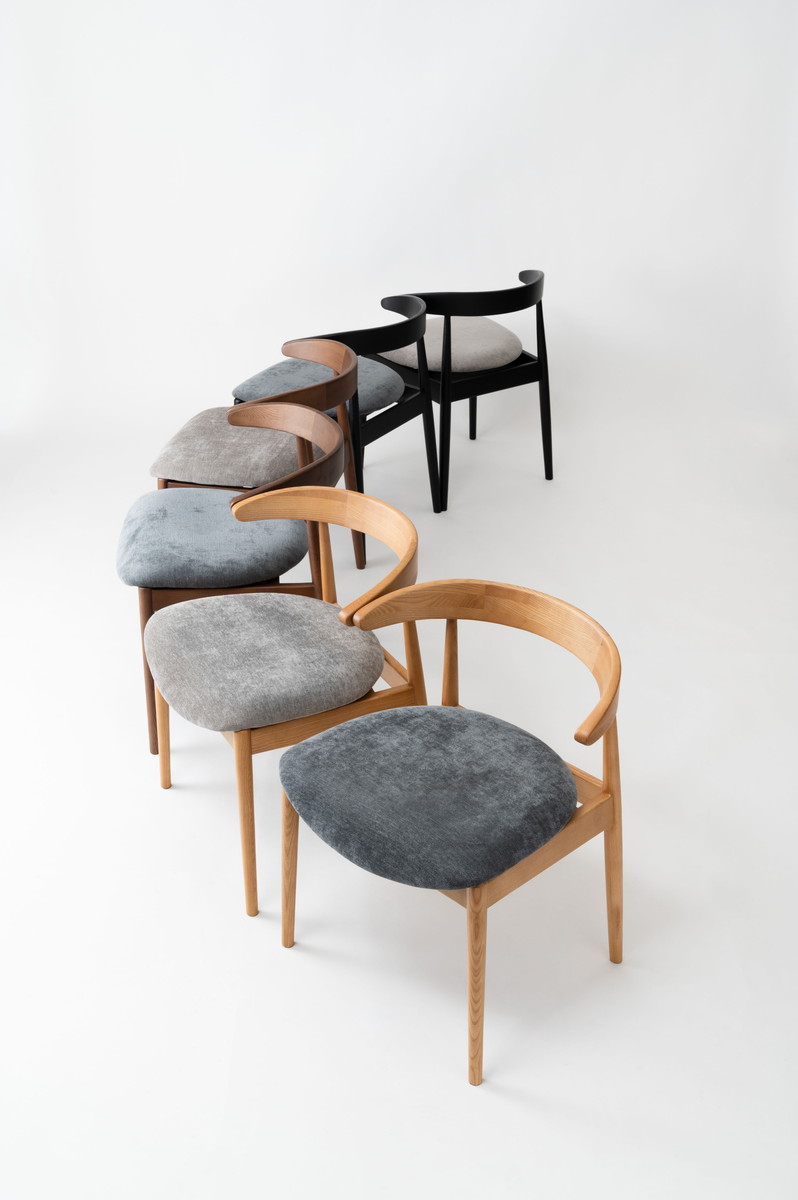 楽天市場】ダイニングチェア F7-104LGY グレー W52×D49.5×H65×SH45.5