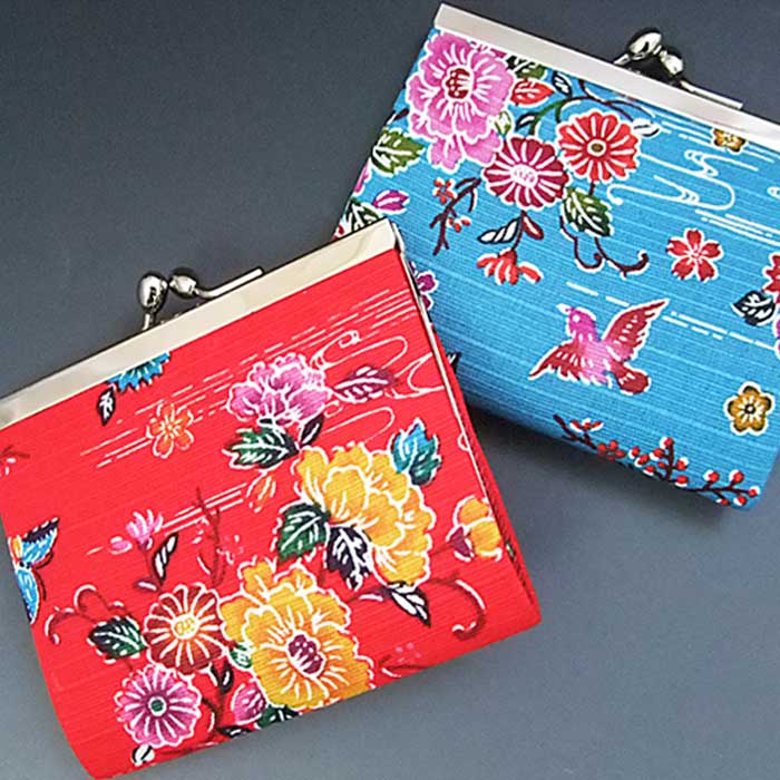 楽天市場】小銭入れ 琉球民芸 紅型 財布 がまぐち がま口 小物入れ