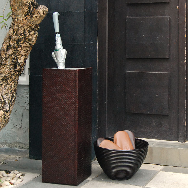 楽天市場】パンダン傘立て アジアン 傘立て おしゃれ 傘収納 持ち手