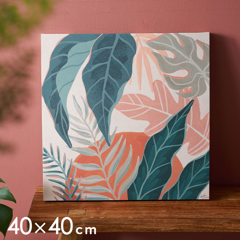 楽天市場】アートパネル ボタニカル キャンパス パネル 約 W 40cm D