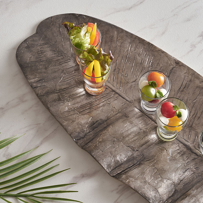 楽天市場】トレイ カピスシェル シェル 貝 リーフ 葉 トレー プレート