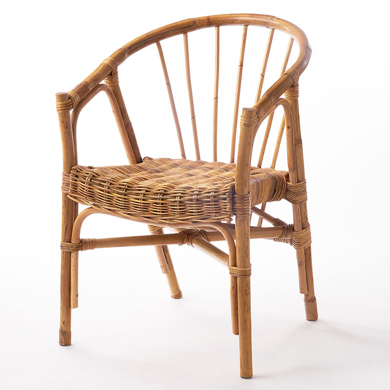 楽天市場】ラタンチェア ダイニング チェア ナチュラル ダイニング