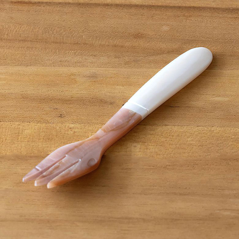 楽天市場】デザートフォーク シェル 貝 約 W 2.5cm D 14.0cm H 0.7cm