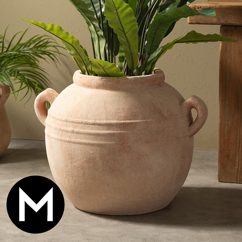 楽天市場】プランターカバー 鉢カバー テラコッタ 素焼き 陶器 約 W