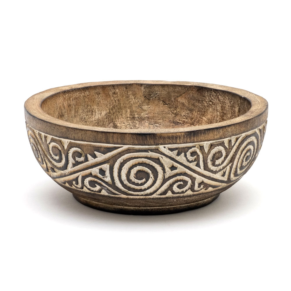 楽天市場】ボウル デコレーション トレー トレイ 木製 ウッド スンバ W