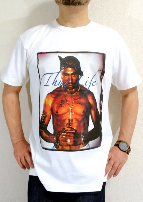 楽天市場】Hip hop トゥーパックのTシャツ 2pac Tshirt【サイズ：M 、L