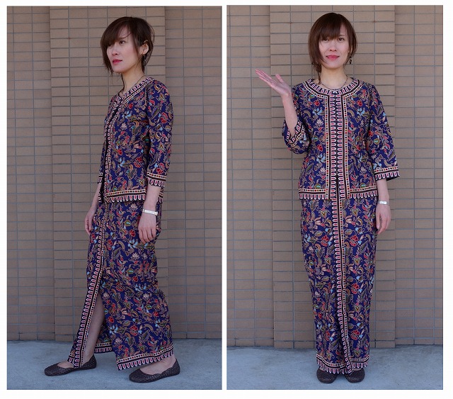 楽天市場】サロンケバヤ シンガポール航空キャビンアテンダント制服風