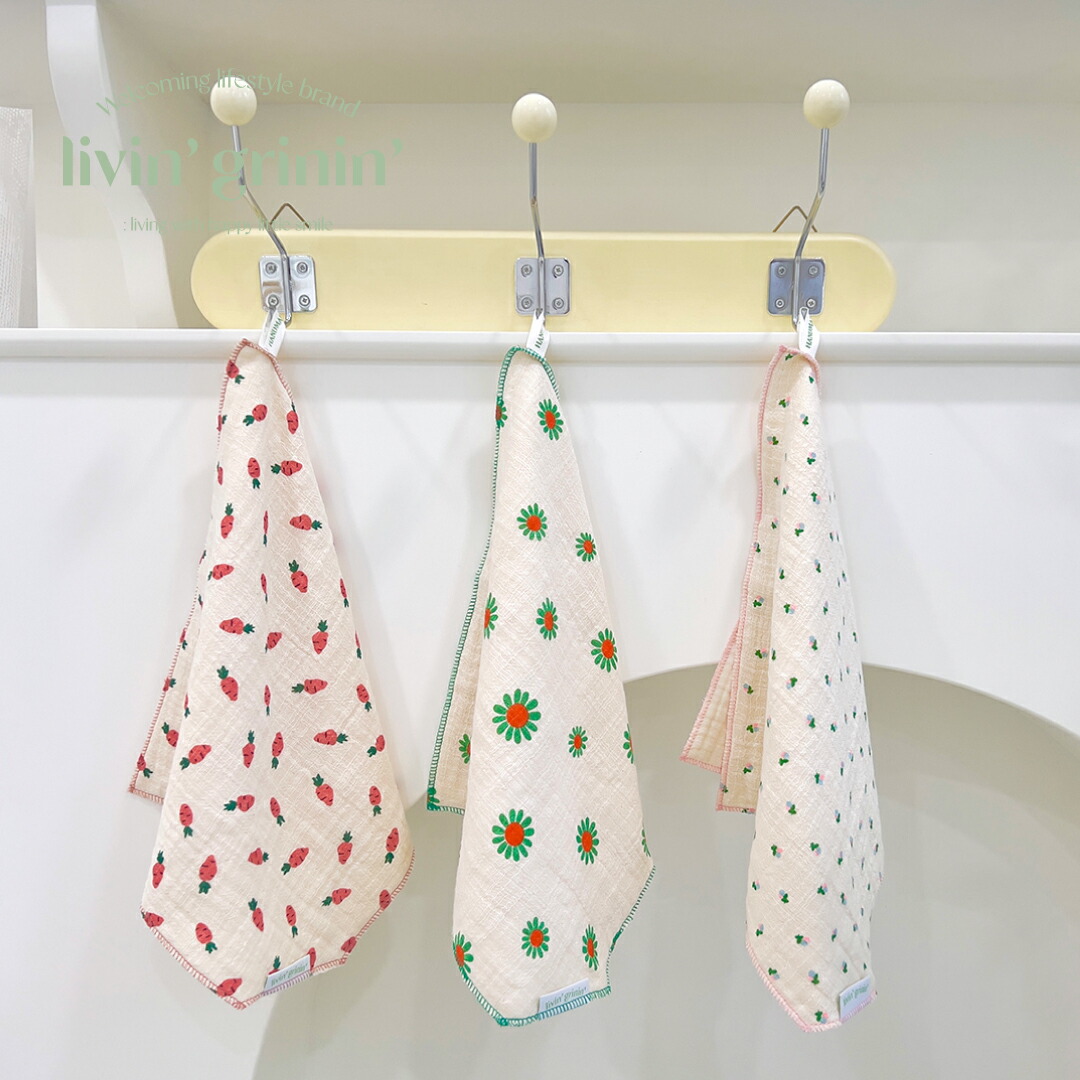楽天市場】【SALE】livin grinin spring farm kitchen cloth キッチン