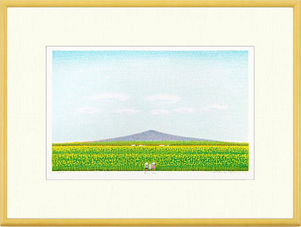 楽天市場】【版画・絵画】府川誠『春心地』リトグラフ□限定300部