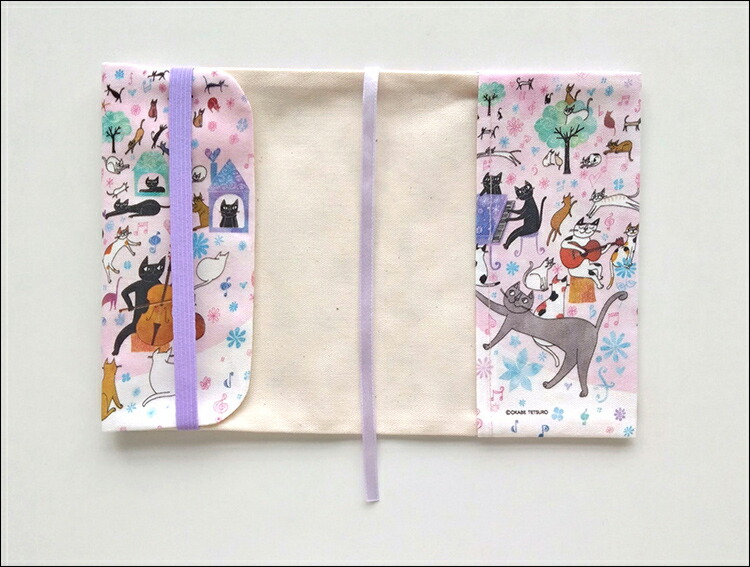 楽天市場】神保町にゃんこ堂 ブックカバー 文庫サイズ 布 猫