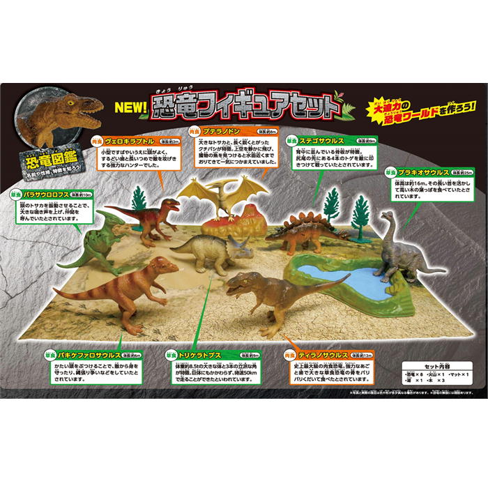 楽天市場】O Vit Heart NEW！！恐竜フィギュアセット ヴィットハート 3