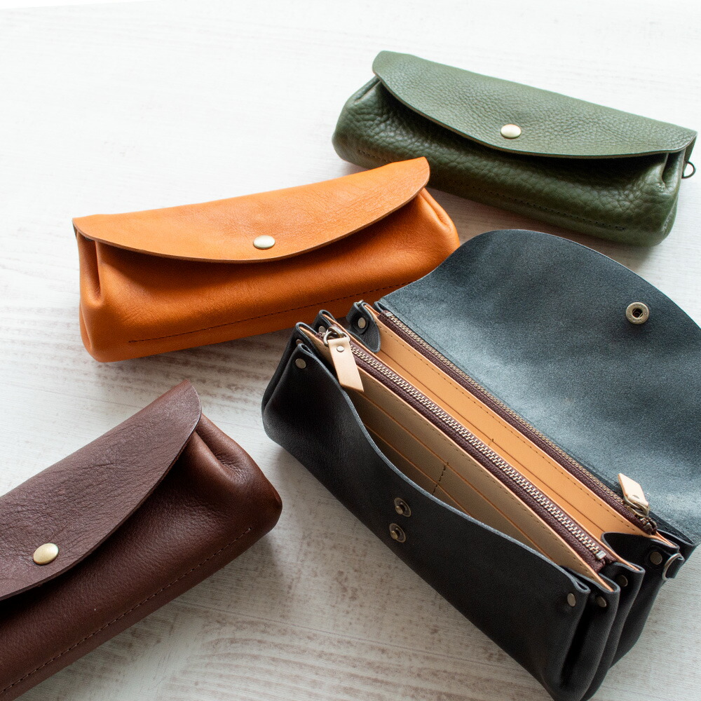 楽天市場】ショルダー 斜めがけ 財布 本革 【 栃木レザー FINE WP464